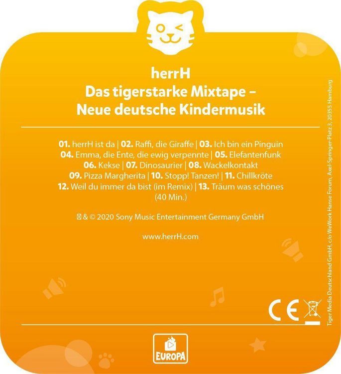 Produktbild: tigercard - herrH - Best of