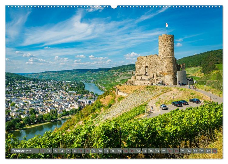Produktbild: Mosel-Burgen (Wandkalender 2026 DIN A2 quer), CALVENDO Monatskalender