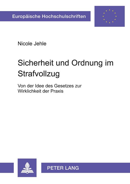 Produktbild: Sicherheit und Ordnung im Strafvollzug