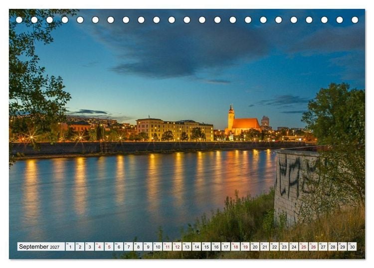 Produktbild: Magdeburg in besonderem Licht (Tischkalender 2027 DIN A5 quer), CALVENDO Monatskalender