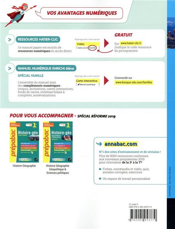 Produktbild: G&eacute;ographie 1re