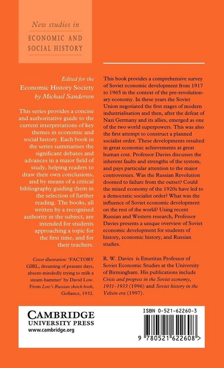 Produktbild: Soviet Economic Development from Lenin to Khrushchev