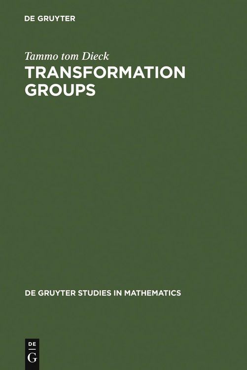 Produktbild: Transformation Groups