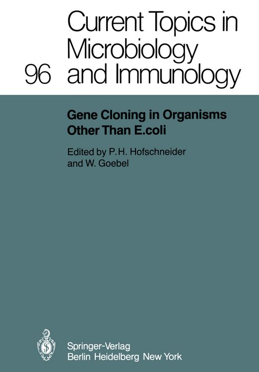 Produktbild: Gene Cloning in Organisms Other Than E. coli
