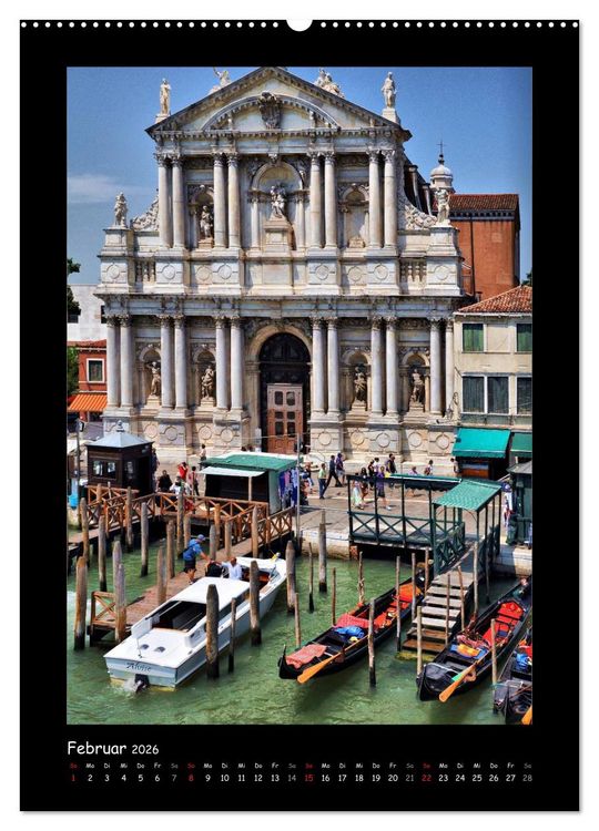 Produktbild: Venedig (hochwertiger Premium Wandkalender 2026 DIN A2 hoch), Kunstdruck in Hochglanz