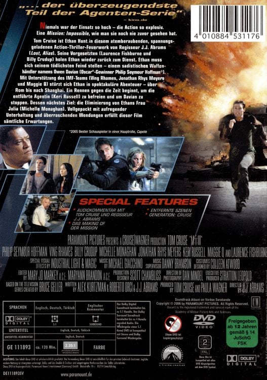 Produktbild: M:I:3 - Mission: Impossible 3