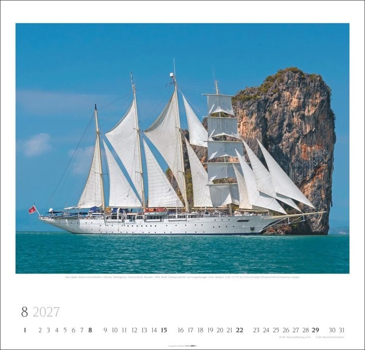 Produktbild: Tall Ships Kalender 2027