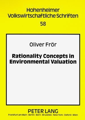 Produktbild: Rationality Concepts in Environmental Valuation