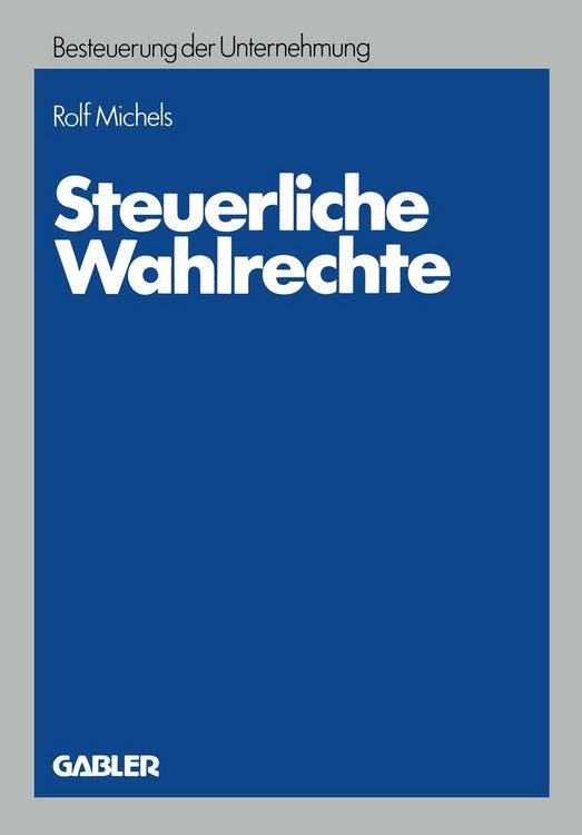 Produktbild: Steuerliche Wahlrechte