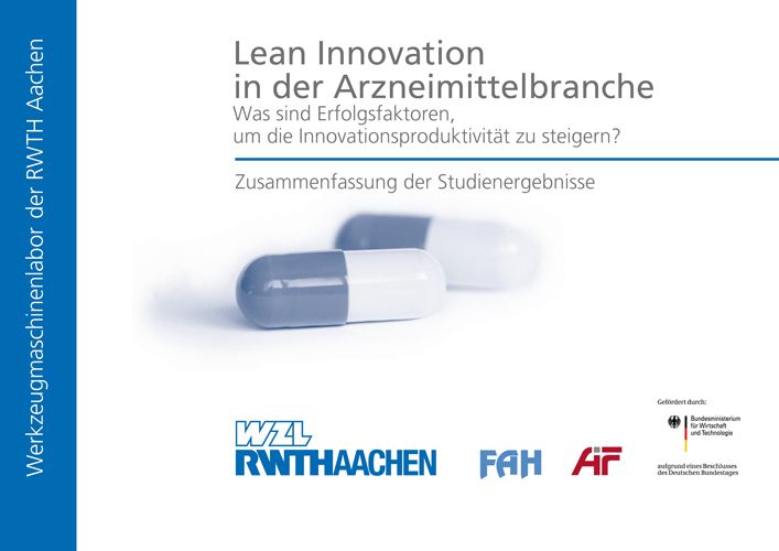 Produktbild: Lean Innovation in der Arzneimittelbranche - Was sind Erfolgsfaktoren, um die Innovationsproduktivit&auml;t zu steigern?