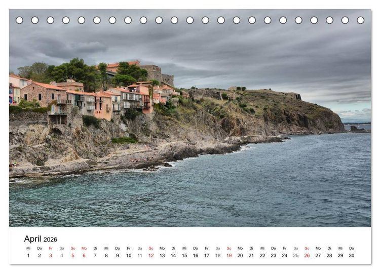 Produktbild: Frankreich- St&auml;dte und D&ouml;rfer des Languedoc-Roussillon (Tischkalender 2026 DIN A5 quer), CALVENDO Monatskalender