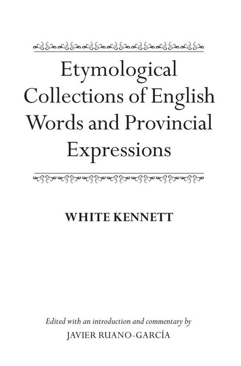 Produktbild: Etymological Collections of English Words and Provincial Expressions