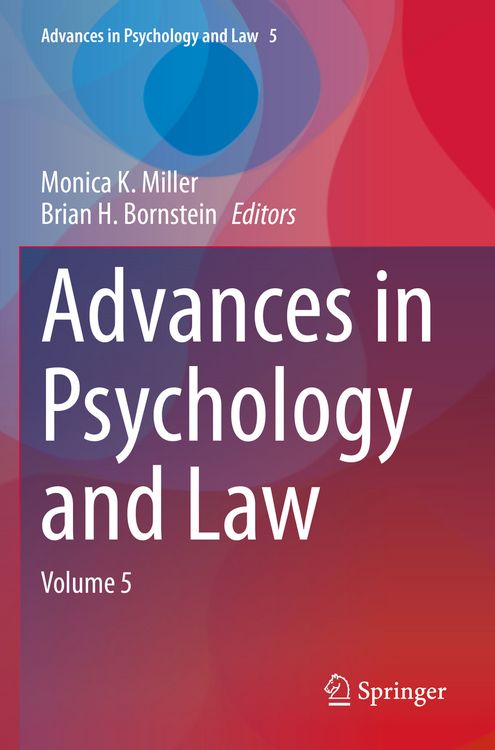 Produktbild: Advances in Psychology and Law
