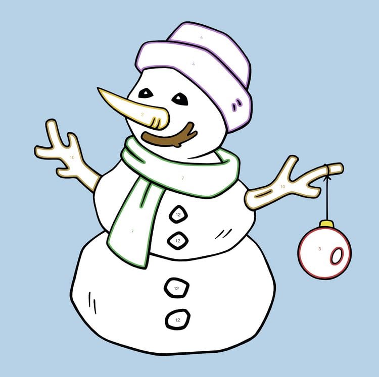 Produktbild: Malen nach Zahlen junior: Weihnachten (X)