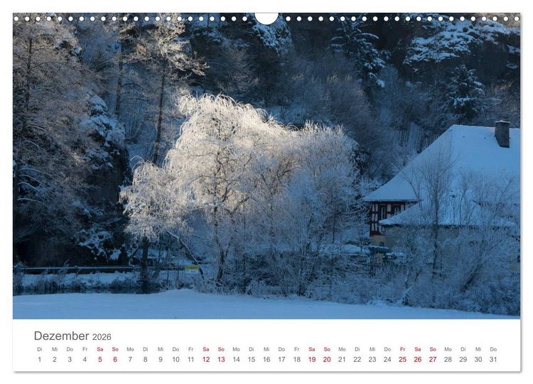 Produktbild: Wunderbare Fr&auml;nkische Schweiz (Wandkalender 2026 DIN A3 quer), CALVENDO Monatskalender