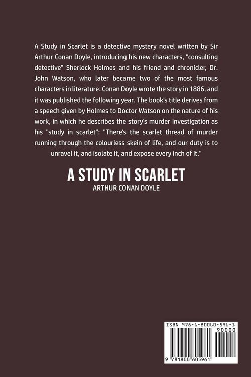 Produktbild: A Study in Scarlet