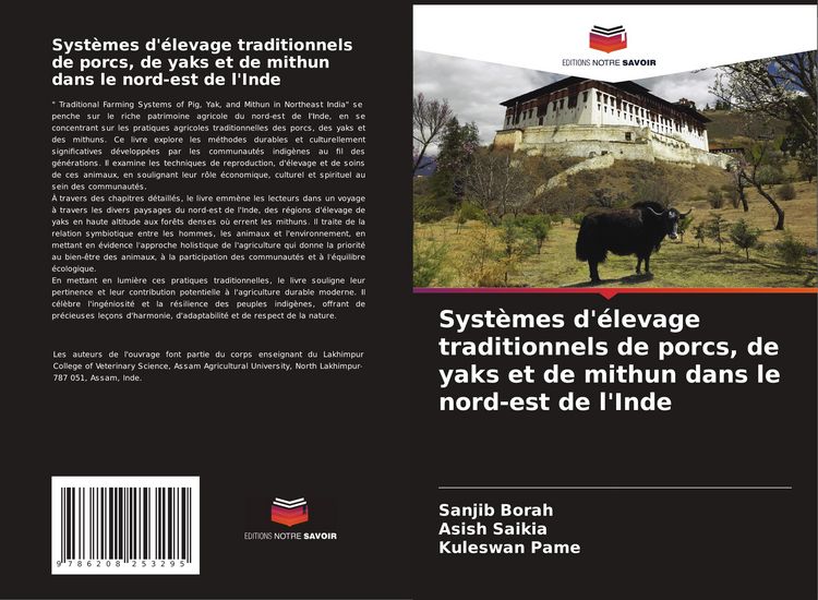 Produktbild: Syst&egrave;mes d'&eacute;levage traditionnels de porcs, de yaks et de mithun dans le nord-est de l'Inde