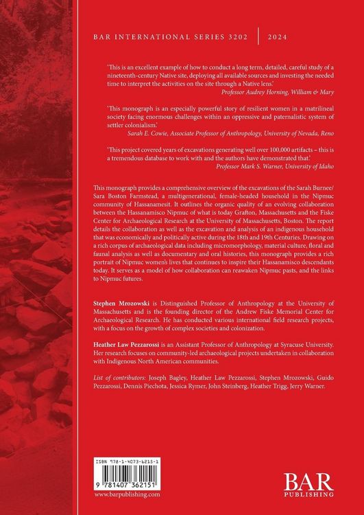 Produktbild: The Archaeology of Hassanamesit Woods