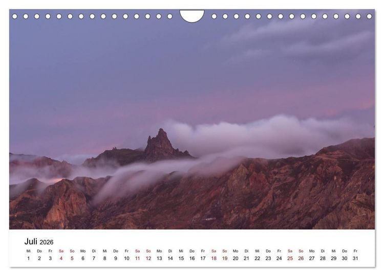 Produktbild: Bolivien - Einzigartige Landschaft (Wandkalender 2026 DIN A4 quer), CALVENDO Monatskalender