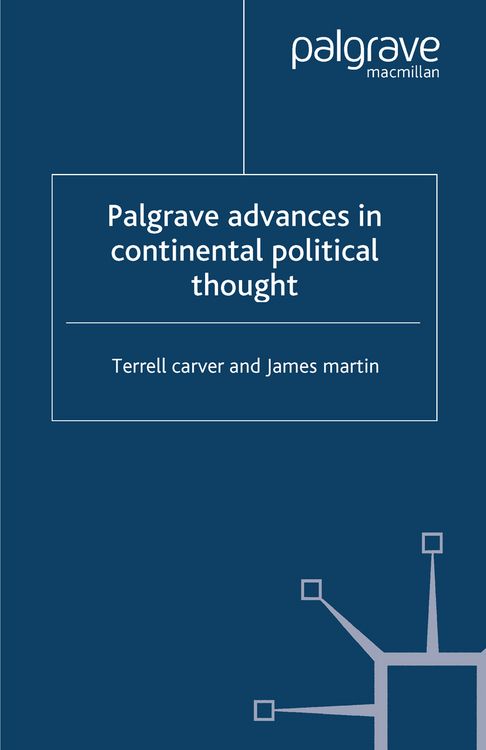 Produktbild: Palgrave Advances in Continental Political Thought