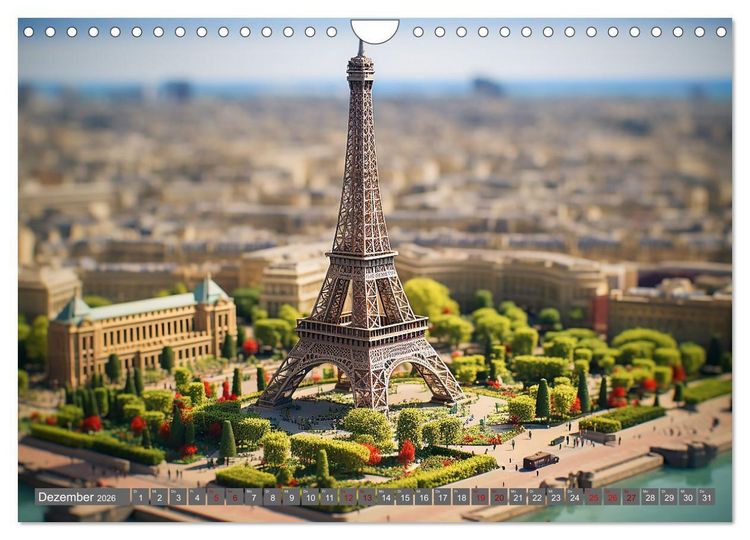 Produktbild: Urlaub in Miniatur (Wandkalender 2026 DIN A4 quer), CALVENDO Monatskalender