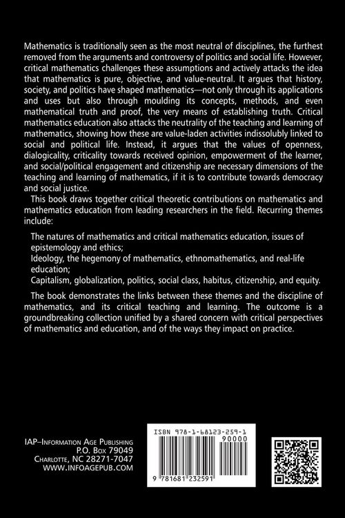 Produktbild: Critical Mathematics Education