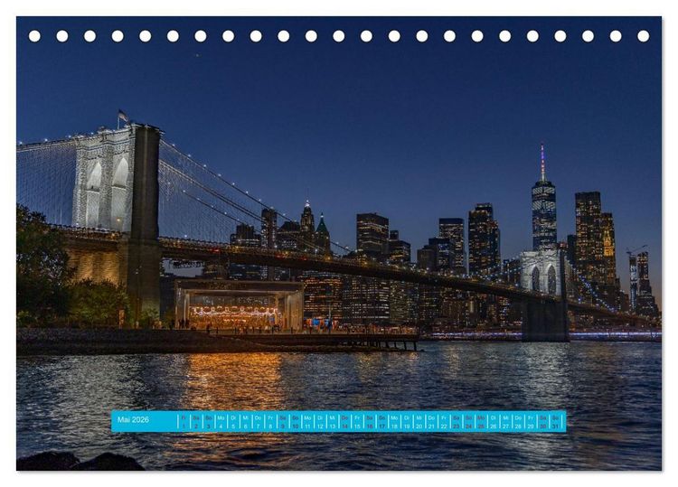 Produktbild: Sechs Tage New York (Tischkalender 2026 DIN A5 quer), CALVENDO Monatskalender