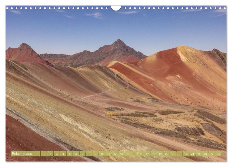 Produktbild: Peru - Bunte Vielfalt von Machu Picchu bis zur Atacama W&uuml;ste (Wandkalender 2026 DIN A3 quer), CALVENDO Monatskalender