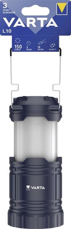 Produktbild: Varta 15673101111 Lantern L10 3AA ohne Batt. Camping-Laterne 150lm 272g Schwarz