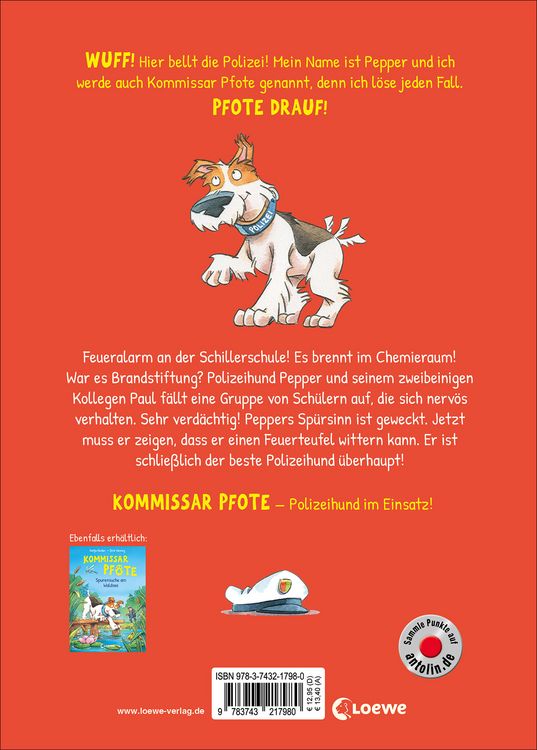 Produktbild: Kommissar Pfote (Band 8) - Jagd nach dem Feuerteufel