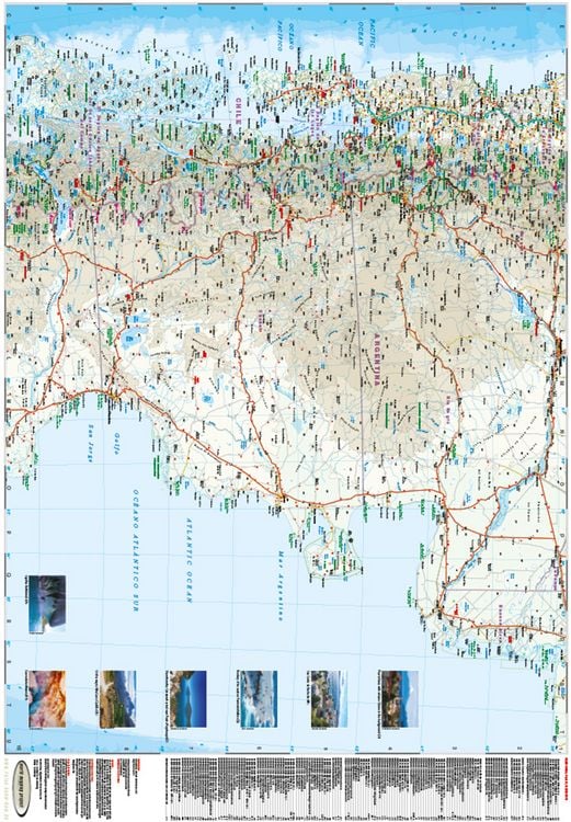 Produktbild: Reise Know-How Landkarte Patagonien, Feuerland / Patagonia, Tierra del Fuego (1:1.400.000)