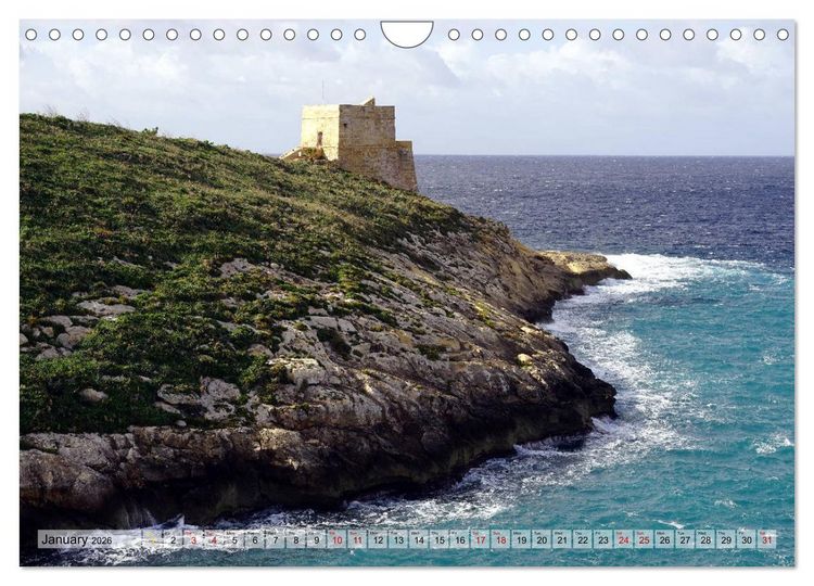 Produktbild: Gozo - Malta's little sister island (Wall Calendar 2026 DIN A4 landscape), CALVENDO 12 Month Wall Calendar