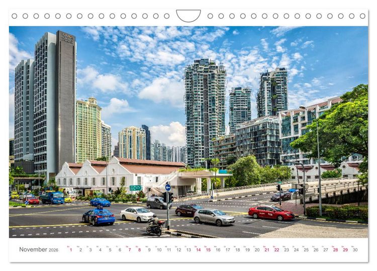 Produktbild: Singapur, Metropole in Asien (Wandkalender 2026 DIN A4 quer), CALVENDO Monatskalender