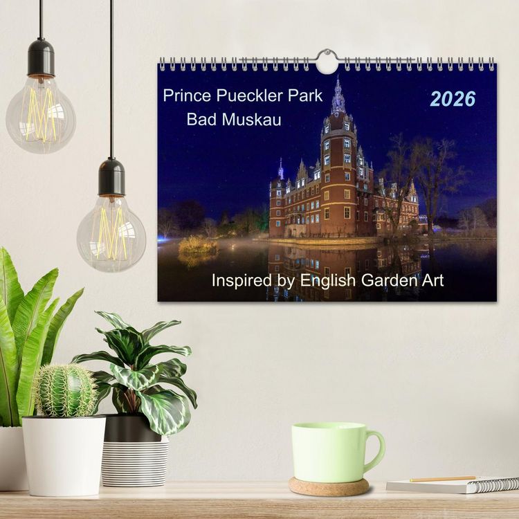 Produktbild: Prince Pueckler Park Bad Muskau (Wall Calendar 2026 DIN A4 landscape), CALVENDO 12 Month Wall Calendar