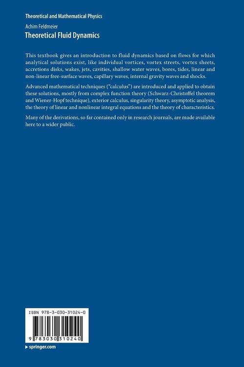 Produktbild: Theoretical Fluid Dynamics