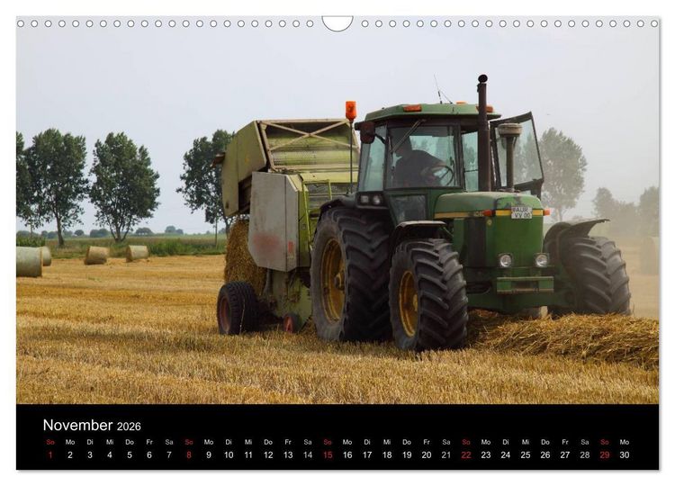 Produktbild: Trecker & Co. bei der Arbeit - Landwirtschaft in Ostfriesland (Wandkalender 2026 DIN A3 quer), CALVENDO Monatskalender