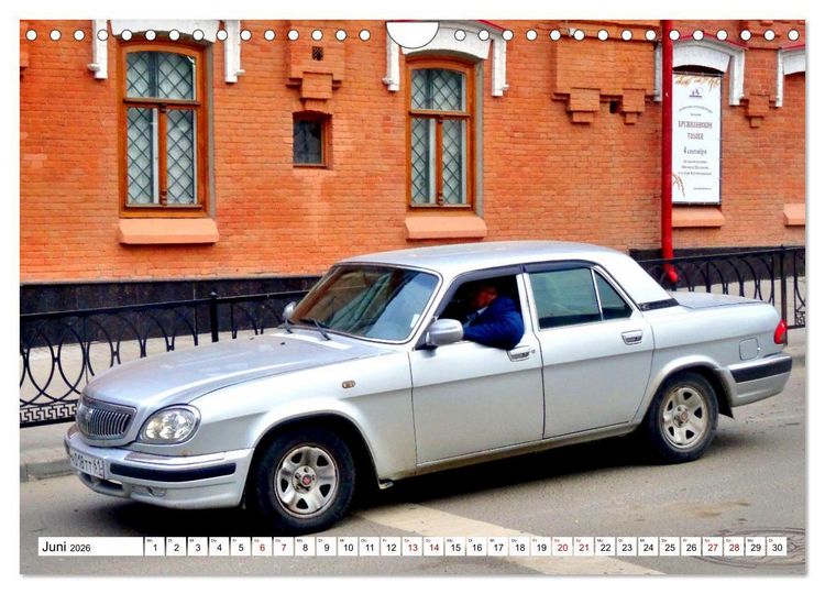 Produktbild: WOLGA - Auto-Legende der UdSSR (Wandkalender 2026 DIN A4 quer), CALVENDO Monatskalender