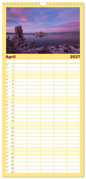 Produktbild: Familienplaner 2027 - Wild, Wide, West mit 5 Spalten (Wandkalender, 21 x 45 cm) CALVENDO