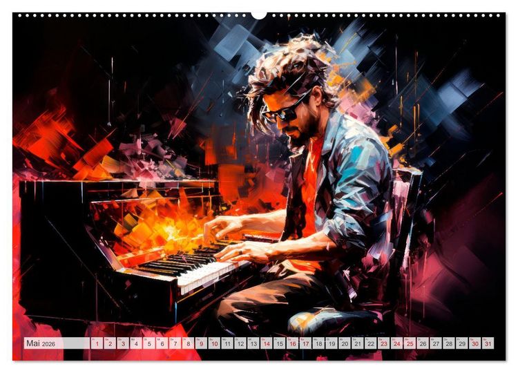 Produktbild: ROCK Sp&uuml;re die grenzenlose Power (Wandkalender 2026 DIN A2 quer), CALVENDO Monatskalender