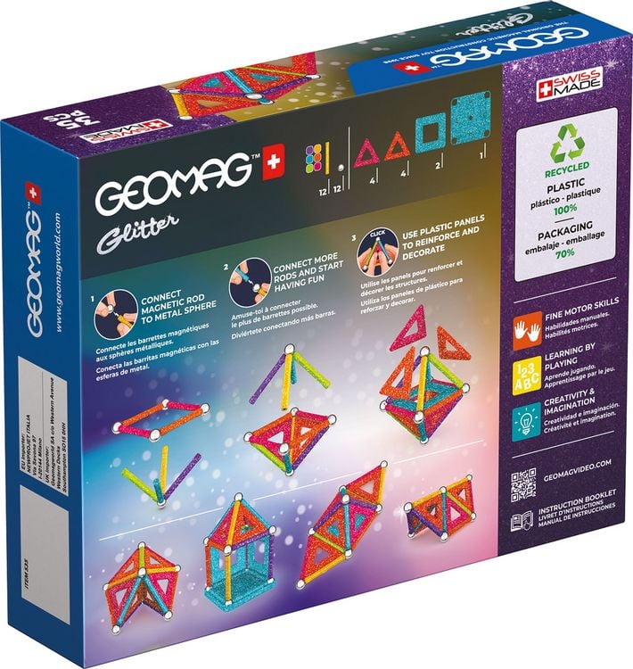 Produktbild: Geomag Glitter Panels Recycled 35