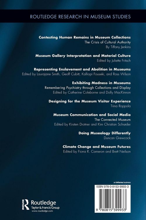 Produktbild: Climate Change and Museum Futures