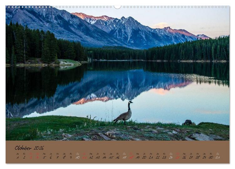 Produktbild: Fernweh nach Westkanada (Wandkalender 2026 DIN A2 quer), CALVENDO Monatskalender