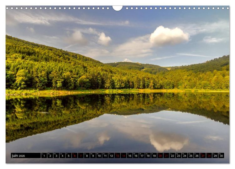 Produktbild: L'&eacute;t&eacute; dans les Vosges (Calendrier mural 2026 DIN A3 vertical), CALVENDO calendrier mensuel