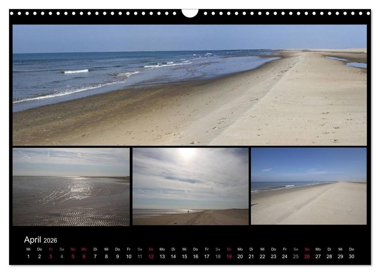 Produktbild: Texel, eine Perle Hollands (Wandkalender 2026 DIN A3 quer), CALVENDO Monatskalender