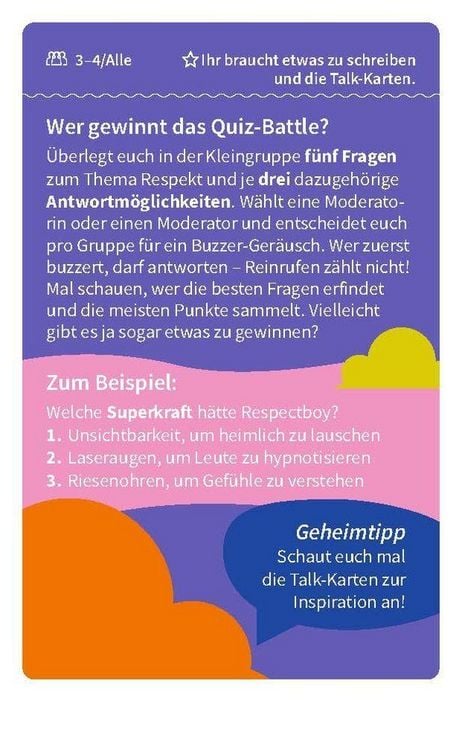 Produktbild: Respekt! - Die Kartei zum sozialen Kompetenztraining