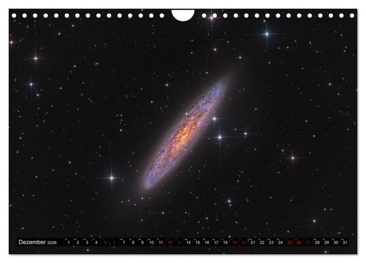 Produktbild: Galaxien im Universum (Wandkalender 2026 DIN A4 quer), CALVENDO Monatskalender