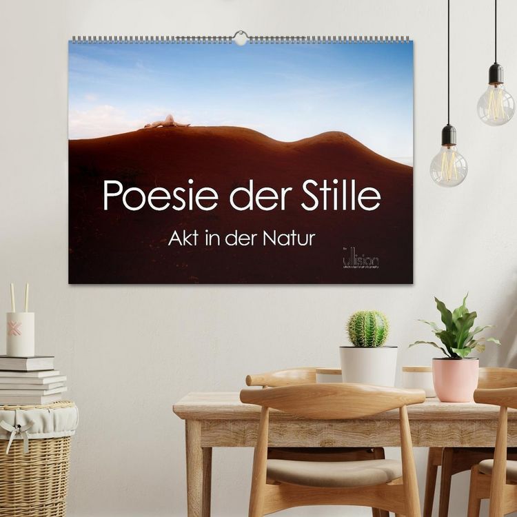 Produktbild: Poesie der Stille &ndash; Akt in der Natur (Wandkalender 2026 DIN A2 quer), CALVENDO Monatskalender