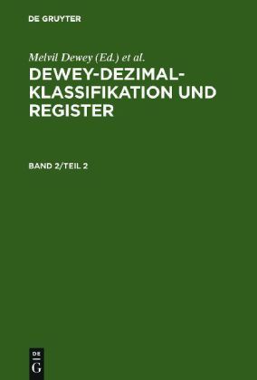 Produktbild: Dewey-Dezimalklassifikation und Register