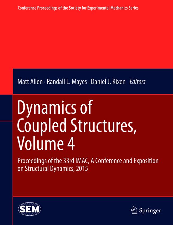 Produktbild: Dynamics of Coupled Structures, Volume 4