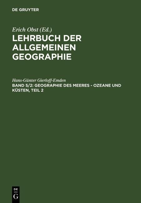Produktbild: Geographie des Meeres - Ozeane und K&uuml;sten, Teil 2